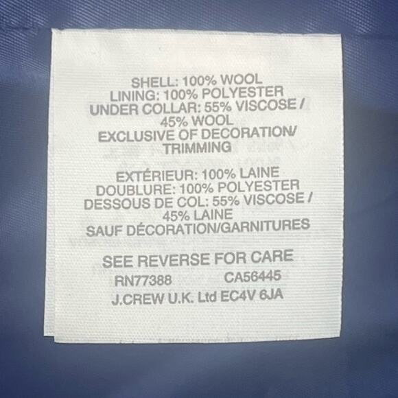 J Crew Dover Houndstooth Blazer Womens 8 Wool Academia Preppy Double Breasted - Picture 10 of 13